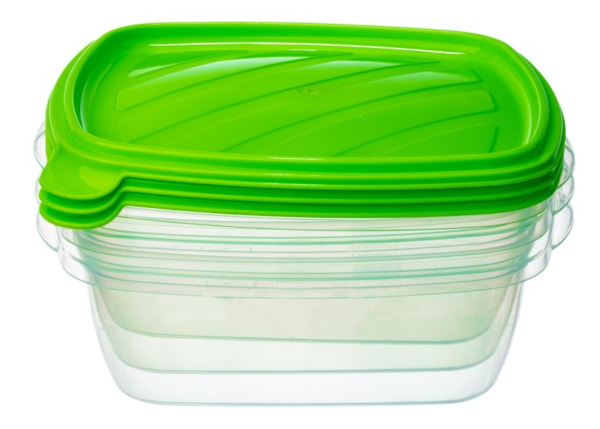 1,500 cc Yogurt Container with Attached Handle